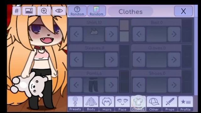 How make my Original Character in Gacha Life (normal and Porn)