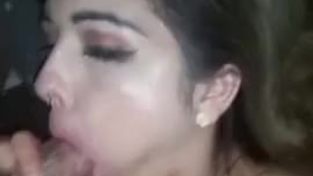 She let Cum in her Mouth