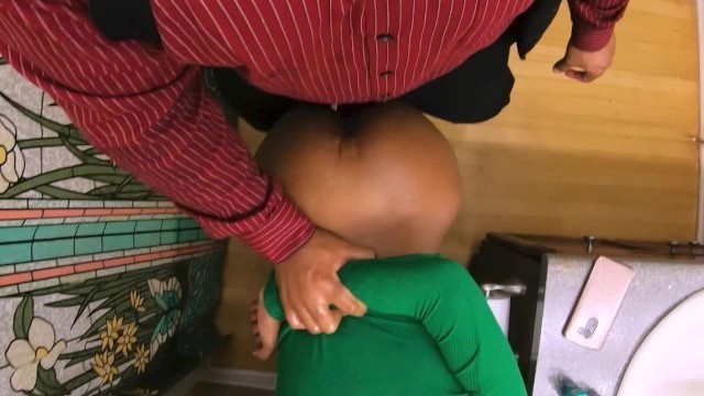 Msnovember Arm Twisted While Stepdad Nails Her Black Ass Rough Doggystyle Standing on Sheisnovember