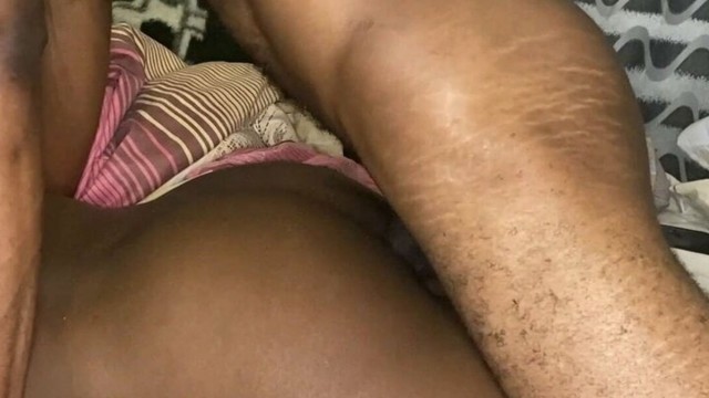 Cum on ass after deep and rough fuck