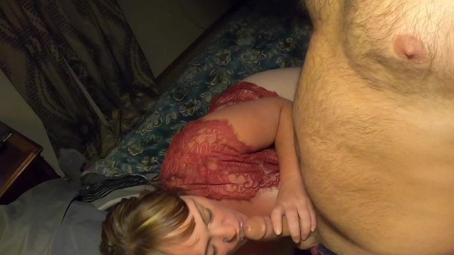 Sexy Milf Gets Her Pussy Eaten Out, Her Throat Stretched, Bent Over, Ending With a Massive Facial