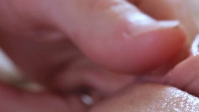 CLOSE-UP PUSSY LICKING. Perfect cunnilingus and strong female orgasm