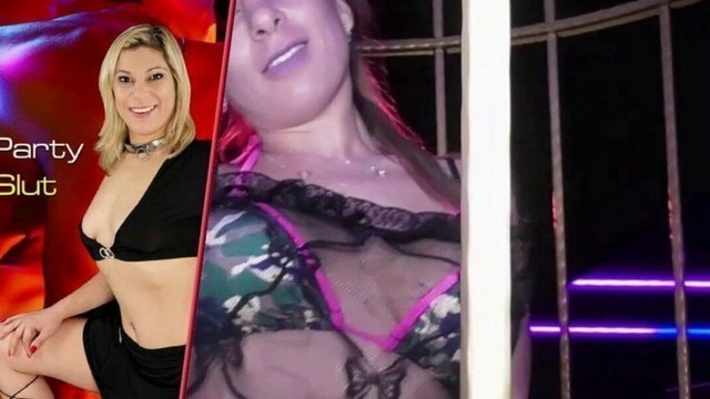 Cum Bitch Farah Slut Dancing In A Cage