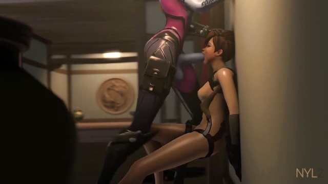 Tracer Face Fucked Hard By Big Futa Dick